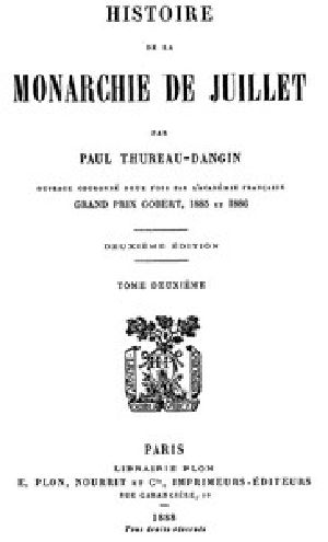 [Gutenberg 42636] • Histoire de la Monarchie de Juillet (Volume 2 / 7)